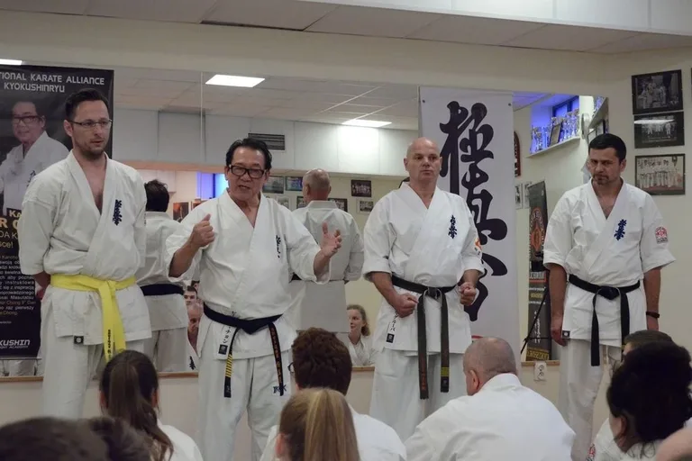 Legendarny shihan trenował ostrowskich karateków (zdjęcia)
