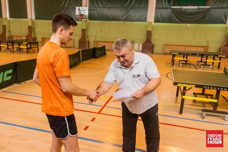Artur Piersa najlepszym tenisistą stołowym (zdjęcia, wideo)