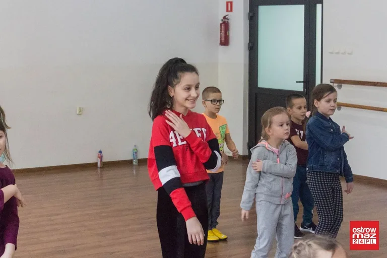 Edyta Szachniewicz uczyła ostrowskie dzieci tańca (zdjęcia, wideo)