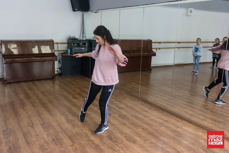 Edyta Szachniewicz uczyła ostrowskie dzieci tańca (zdjęcia, wideo)