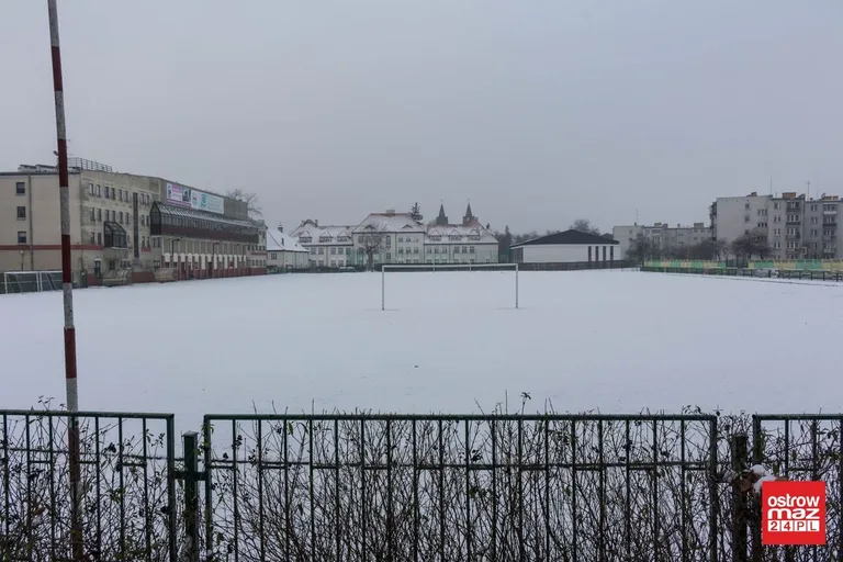 Zaśnieżona Ostrów Mazowiecka (zdjęcia)