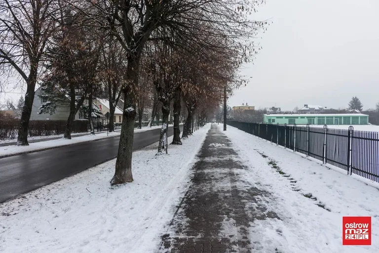 Zaśnieżona Ostrów Mazowiecka (zdjęcia)