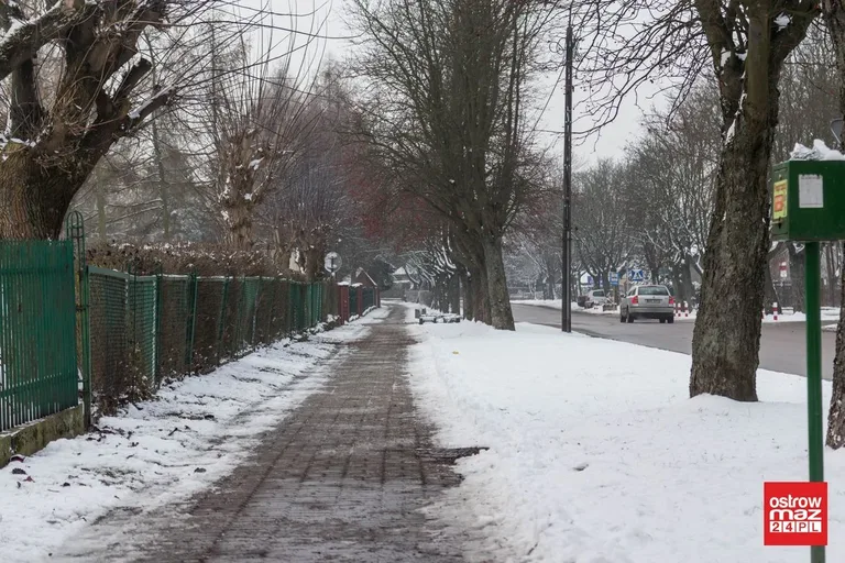 Zaśnieżona Ostrów Mazowiecka (zdjęcia)