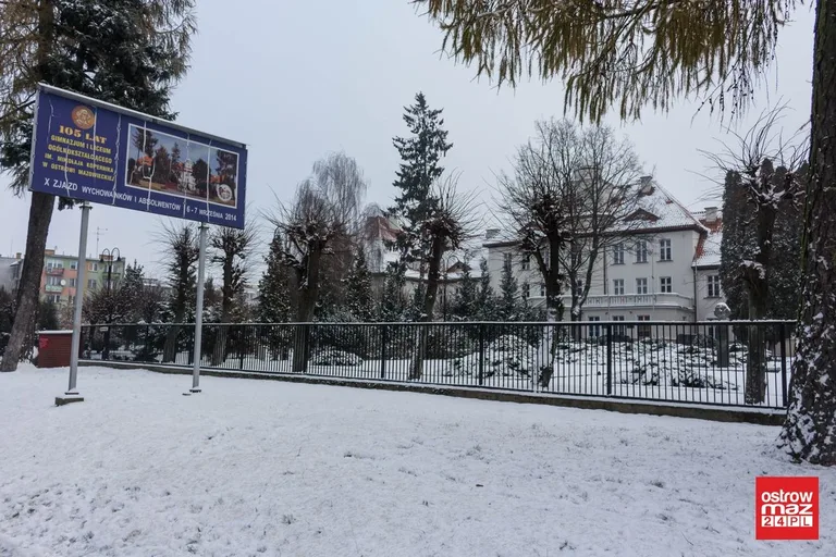 Zaśnieżona Ostrów Mazowiecka (zdjęcia)