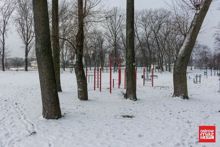 Zaśnieżona Ostrów Mazowiecka (zdjęcia)