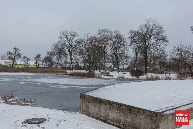 Zaśnieżona Ostrów Mazowiecka (zdjęcia)
