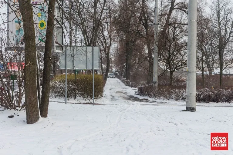 Zaśnieżona Ostrów Mazowiecka (zdjęcia)