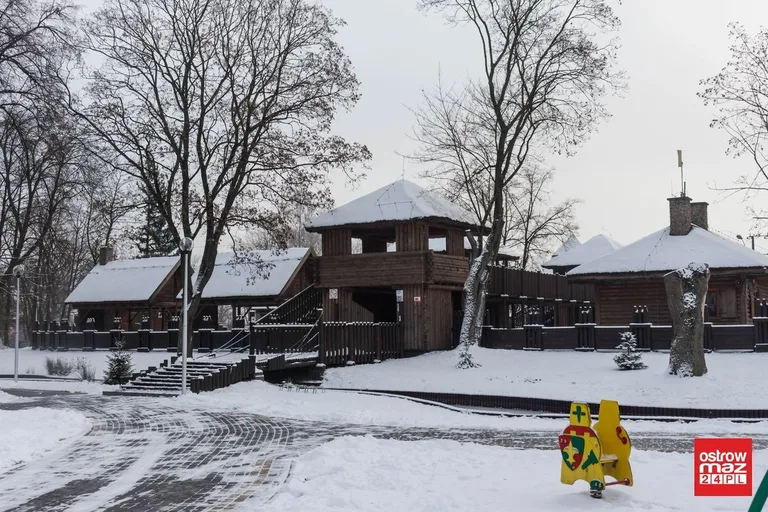 Zaśnieżona Ostrów Mazowiecka (zdjęcia)