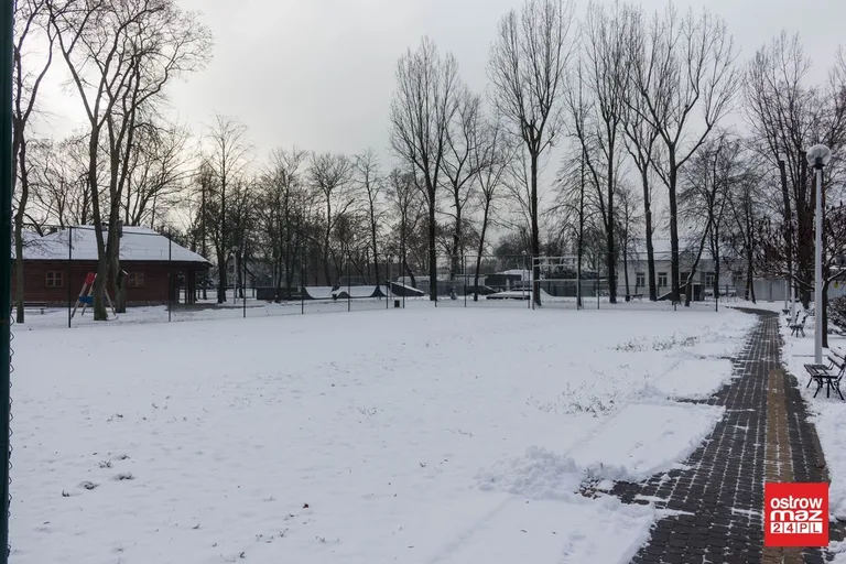 Zaśnieżona Ostrów Mazowiecka (zdjęcia)