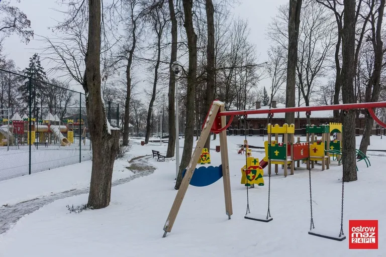 Zaśnieżona Ostrów Mazowiecka (zdjęcia)