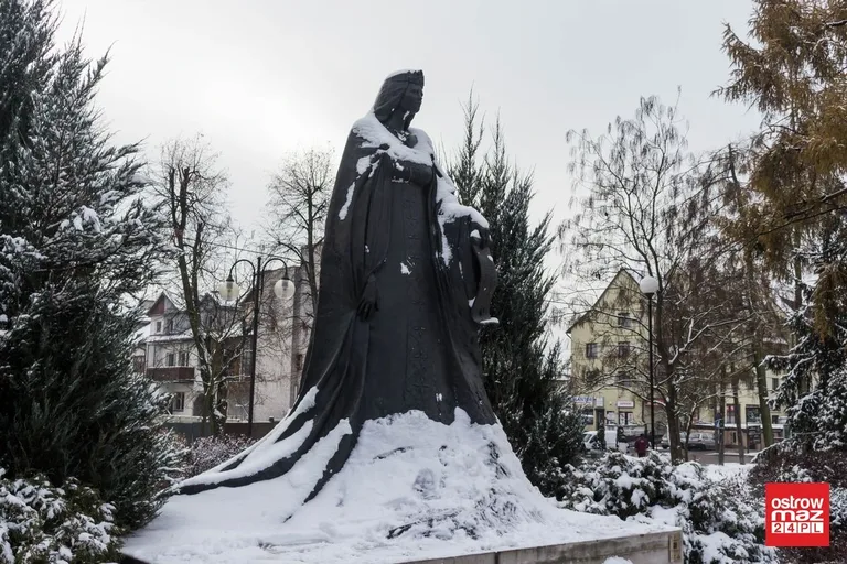 Zaśnieżona Ostrów Mazowiecka (zdjęcia)