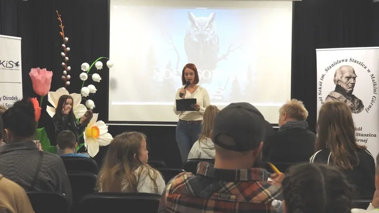 Noc z Sowami w małkińskim GOKiS (zdjęcia, wideo)