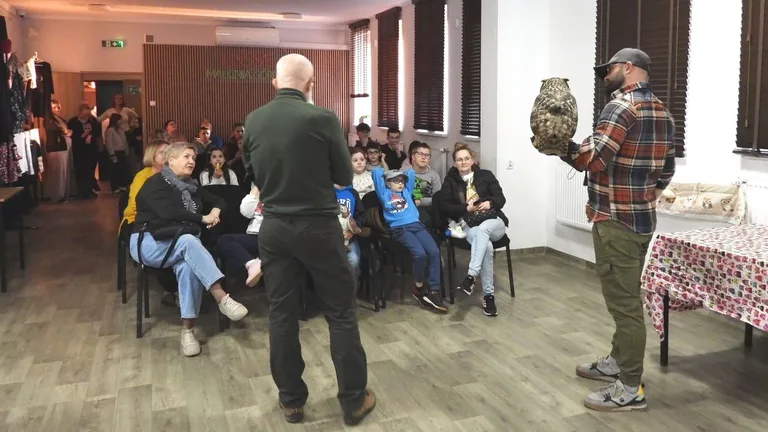Noc z Sowami w małkińskim GOKiS (zdjęcia, wideo)