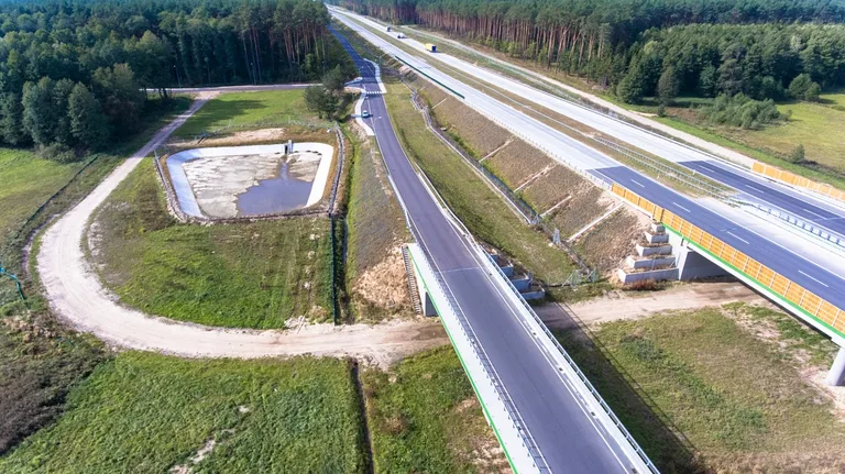 Budowa S8 (zdjęcia lotnicze)