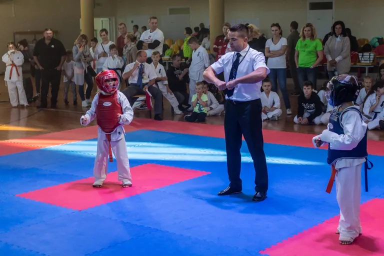 Setki karateków na macie (zdjęcia, wideo)