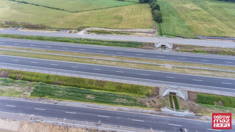 S8 wciąż w trakcie przebudowy (zdjęcia z lotu ptaka)