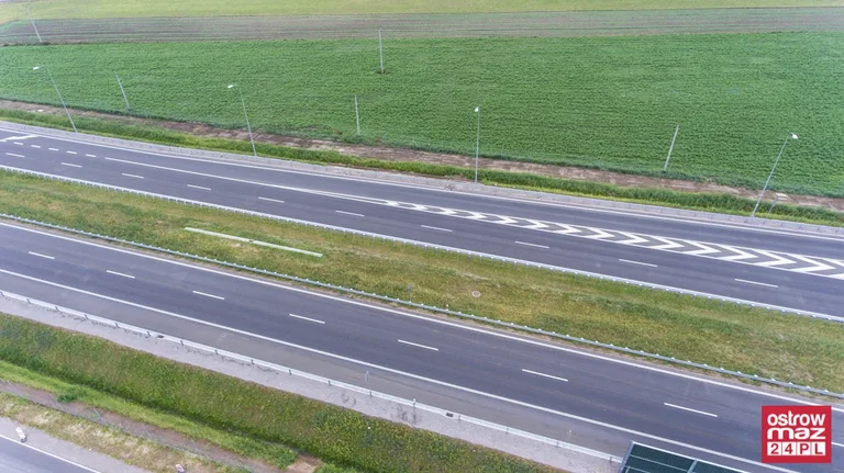S8 wciąż w trakcie przebudowy (zdjęcia z lotu ptaka)