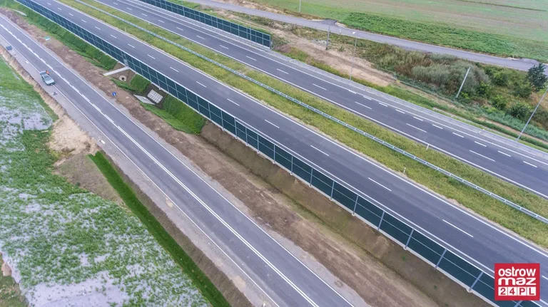 S8 wciąż w trakcie przebudowy (zdjęcia z lotu ptaka)