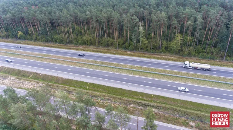 S8 wciąż w trakcie przebudowy (zdjęcia z lotu ptaka)