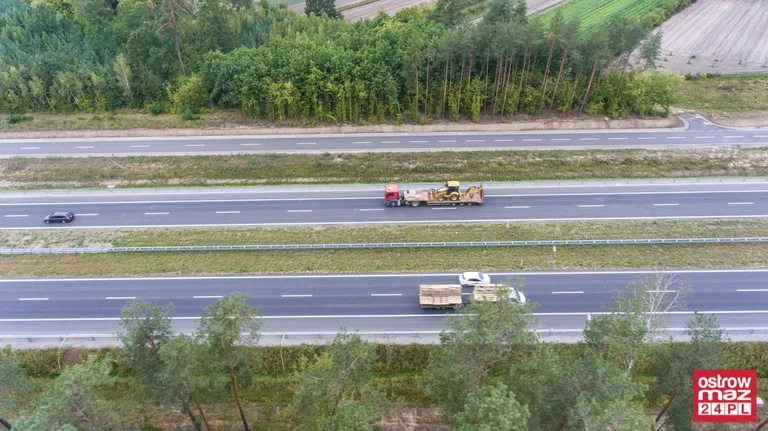 S8 wciąż w trakcie przebudowy (zdjęcia z lotu ptaka)