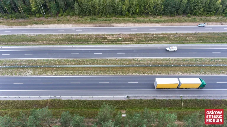 S8 wciąż w trakcie przebudowy (zdjęcia z lotu ptaka)