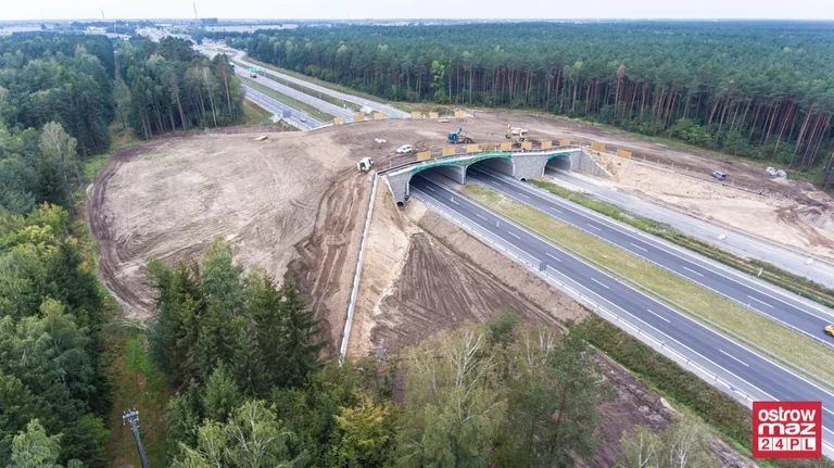 S8 wciąż w trakcie przebudowy (zdjęcia z lotu ptaka)