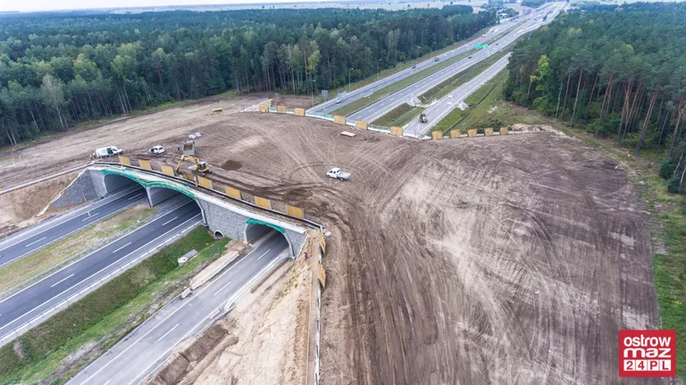 S8 wciąż w trakcie przebudowy (zdjęcia z lotu ptaka)