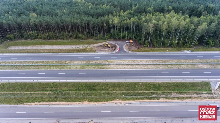 S8 wciąż w trakcie przebudowy (zdjęcia z lotu ptaka)