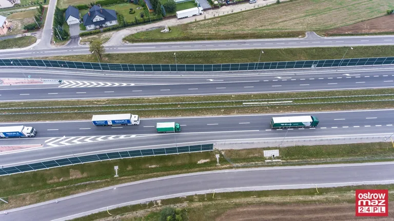 S8 wciąż w trakcie przebudowy (zdjęcia z lotu ptaka)
