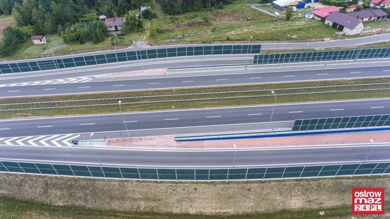 S8 wciąż w trakcie przebudowy (zdjęcia z lotu ptaka)