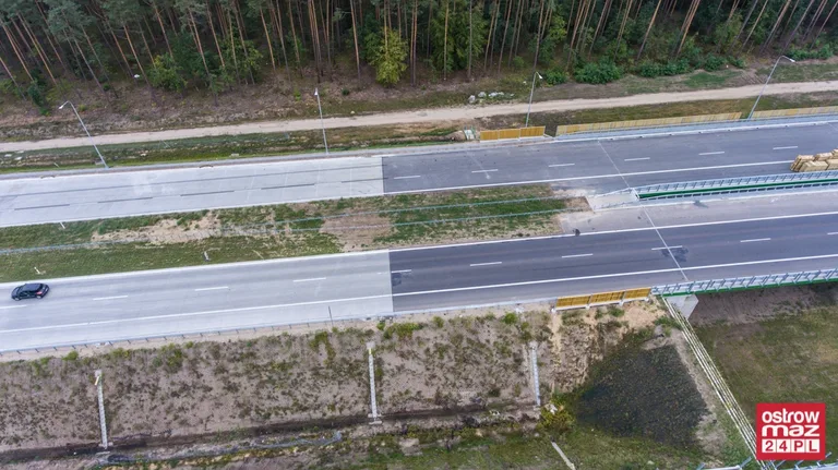 S8 wciąż w trakcie przebudowy (zdjęcia z lotu ptaka)