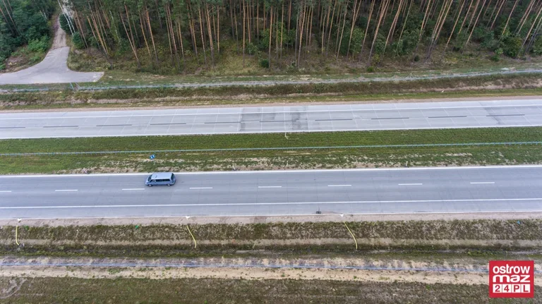 S8 wciąż w trakcie przebudowy (zdjęcia z lotu ptaka)