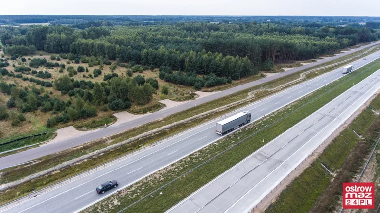 S8 wciąż w trakcie przebudowy (zdjęcia z lotu ptaka)