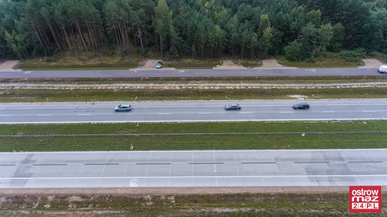 S8 wciąż w trakcie przebudowy (zdjęcia z lotu ptaka)
