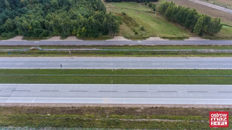 S8 wciąż w trakcie przebudowy (zdjęcia z lotu ptaka)