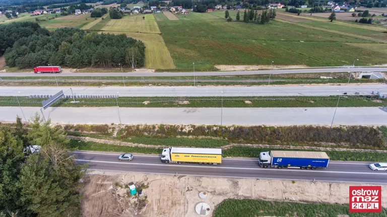 S8 wciąż w trakcie przebudowy (zdjęcia z lotu ptaka)