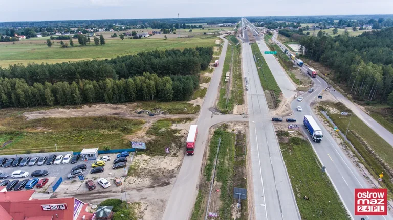 S8 wciąż w trakcie przebudowy (zdjęcia z lotu ptaka)