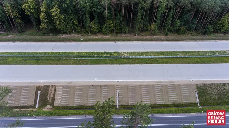 S8 wciąż w trakcie przebudowy (zdjęcia z lotu ptaka)