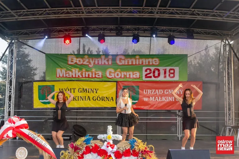 Dożynki gminne w Małkini Górnej (zdjęcia, wideo)