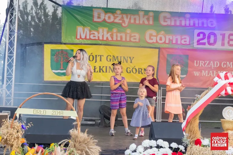 Dożynki gminne w Małkini Górnej (zdjęcia, wideo)