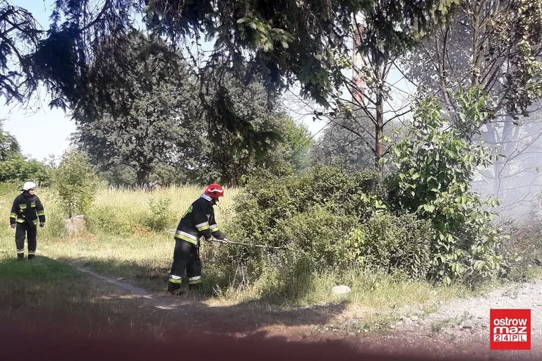 Pożar przy ul. Lipowej. Strażacy interweniowali dwukrotnie (zdjęcia)