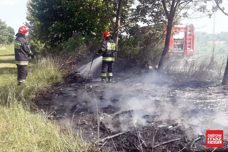 Pożar przy ul. Lipowej. Strażacy interweniowali dwukrotnie (zdjęcia)