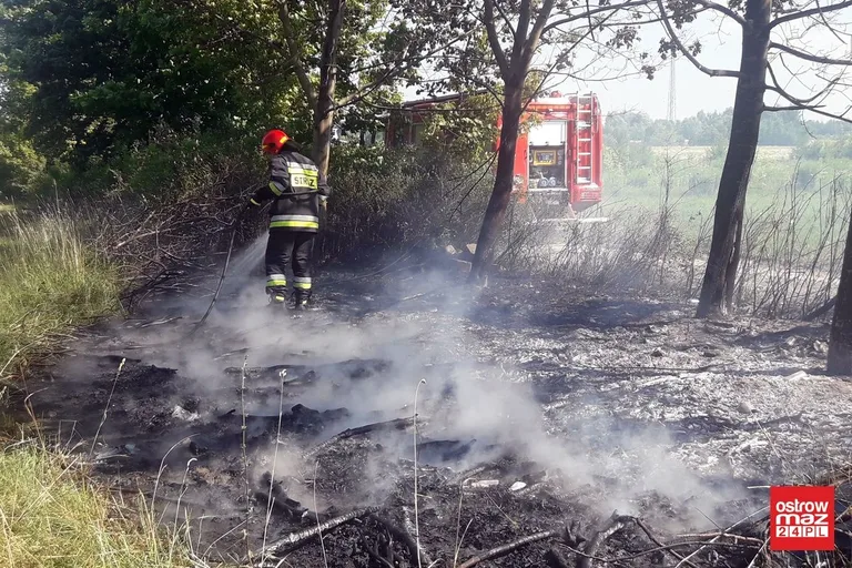 Pożar przy ul. Lipowej. Strażacy interweniowali dwukrotnie (zdjęcia)