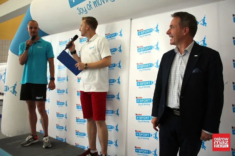 Olimpijczyk trenował z młodymi pływakami w Ostrowi Mazowieckiej (zdjęcia, wideo)
