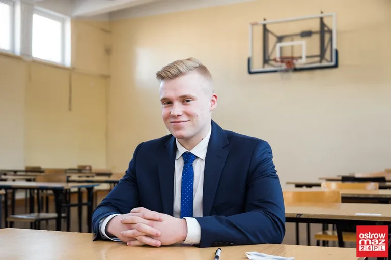 Maturzyści "Ekonomika" mierzą się z językiem polskim (zdjęcia)