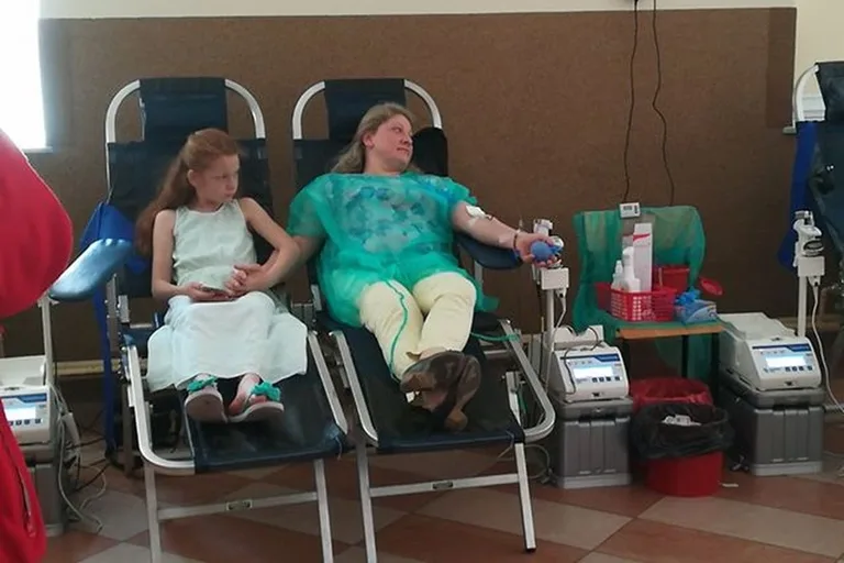 Czterdzieści osób oddało krew dla Szymka (zdjęcia)