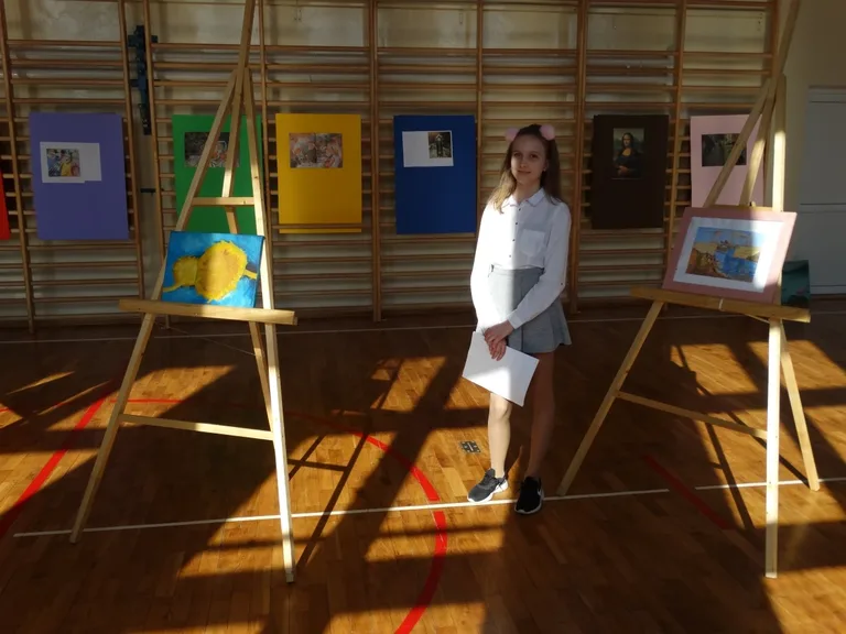 Wystawa malarska w SP nr 2 w Ostrowi Mazowieckiej (zdjęcia)