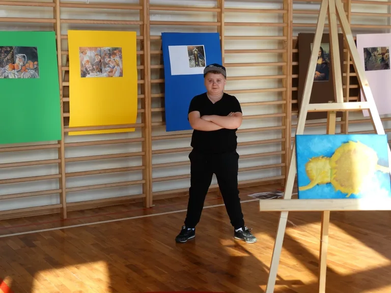 Wystawa malarska w SP nr 2 w Ostrowi Mazowieckiej (zdjęcia)