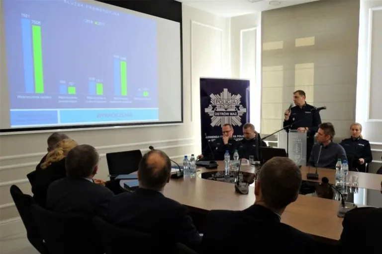 Odprawa roczna ostrowskich policjantów (zdjęcia)