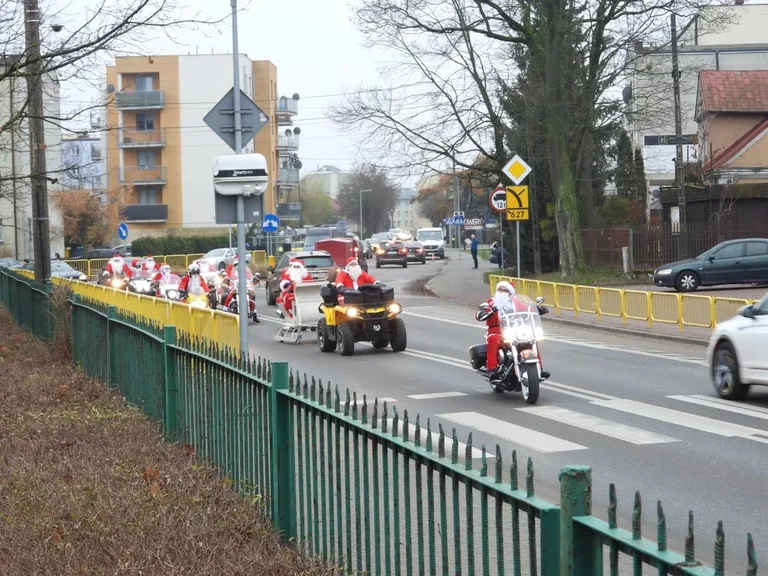 Motomikołaje w Ostrowi Mazowieckiej. Świąteczna akcja KM STAJNIA